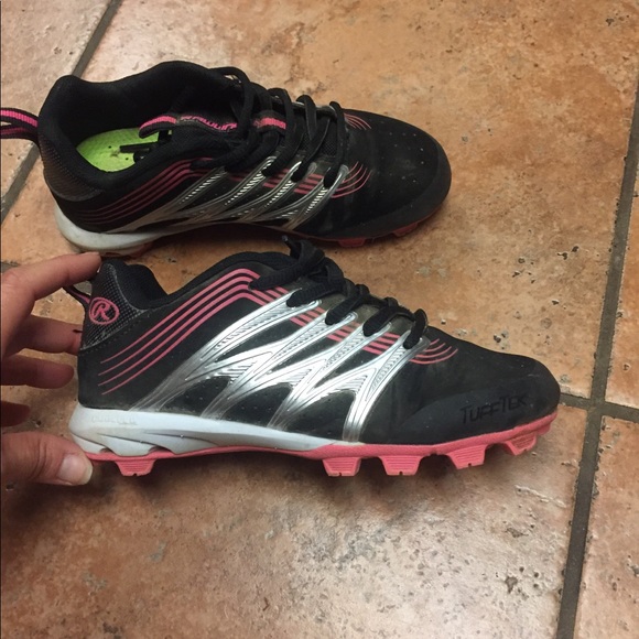 girls softball cleats size 2